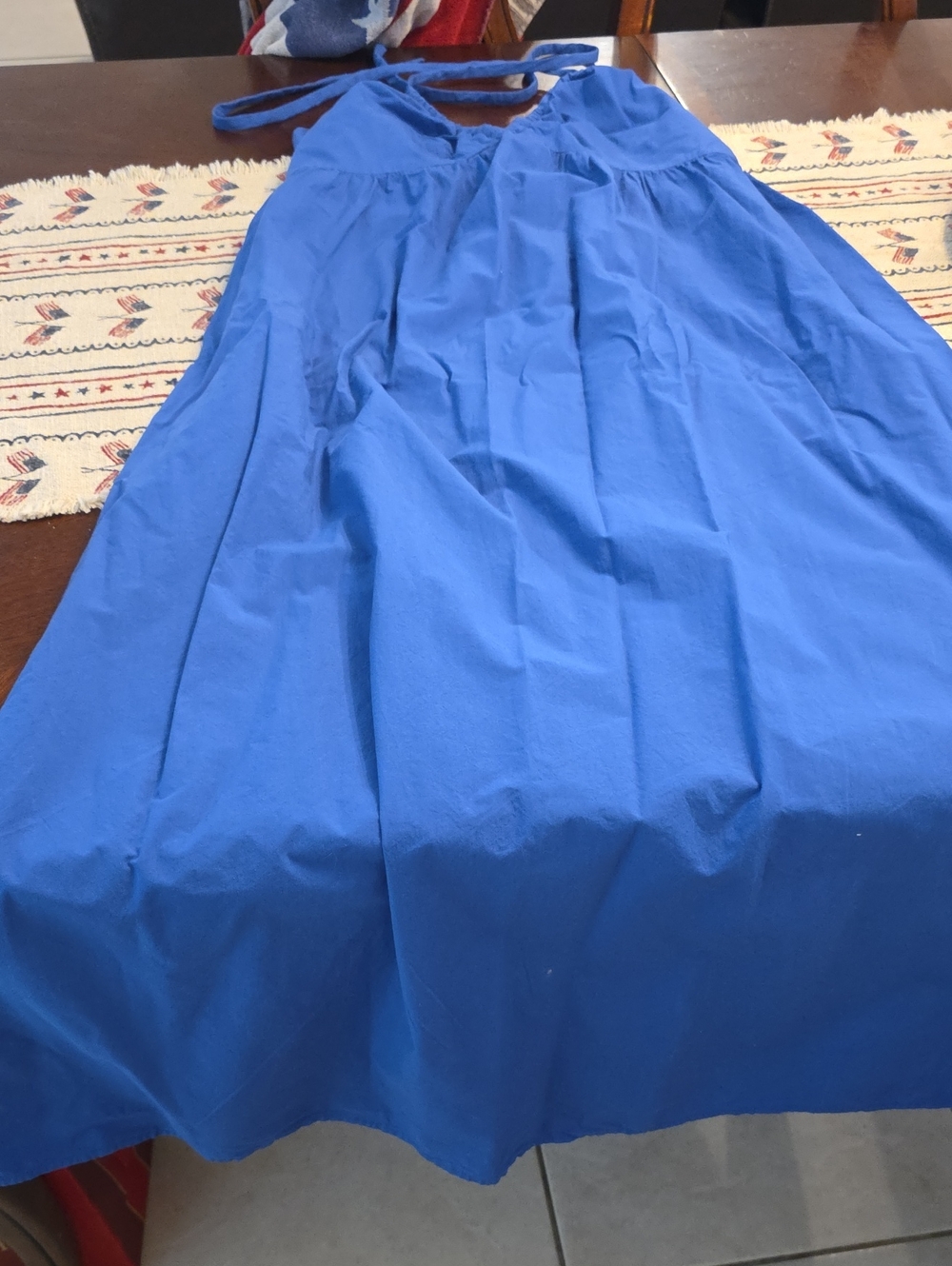 Universal Thread Royal Blue Maxi Halter Dress